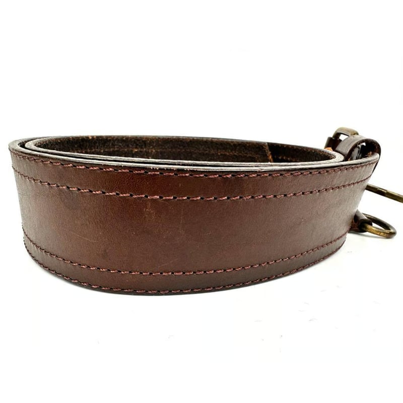 美品 BURBERRY バーバリー 本革 レザー ブラウン 銀 シルバー ベルト BURBERRY - BURBERRY バーバリー レザー ベルト ブラウン 本革