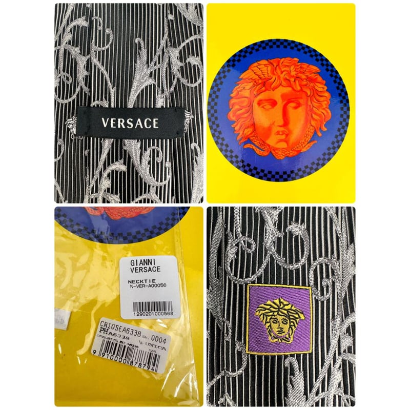 GIANNI VERSACE ジャンニヴェルサーチ ネクタイ ストライプ GIANNI VERSACE ジャンニヴェルサーチ ネクタイ ストライプ