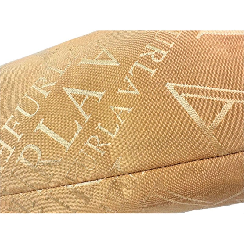 フルラ ビジネスバッグ A4 ノートPC ハンドバッグ ベージュ 茶系 ロゴ