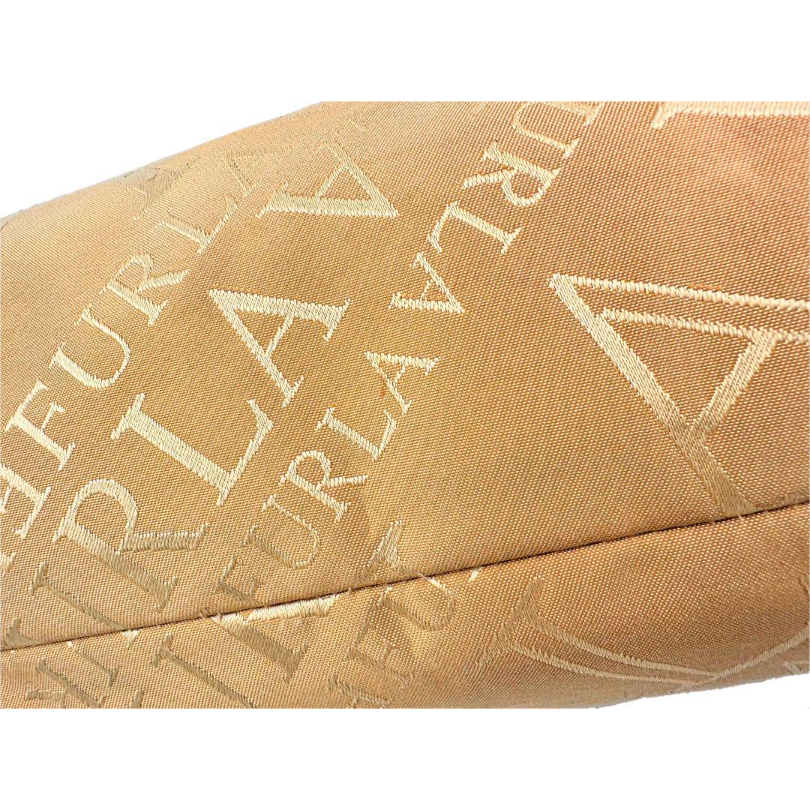 フルラ ビジネスバッグ A4 ノートPC ハンドバッグ ベージュ 茶系 ロゴ