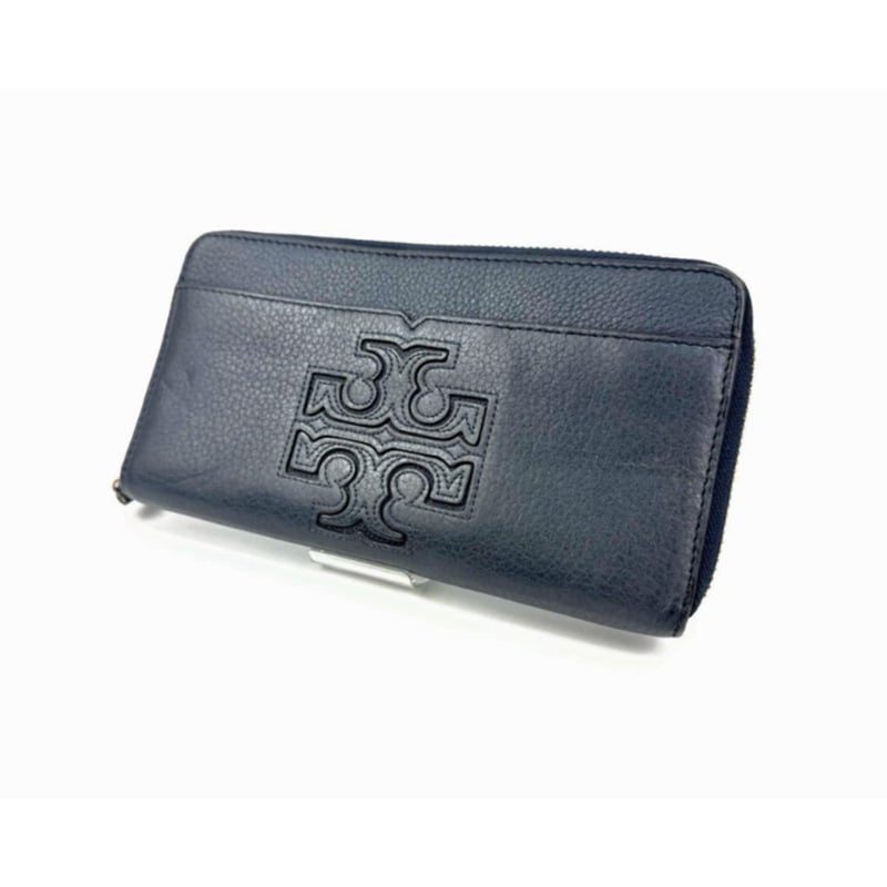 トリーバーチ TORY BURCH 長財布 ネイビー レザー ウォレット トリーバーチ TORY BURCH 長財布 ネイビー レザー ウォレット
