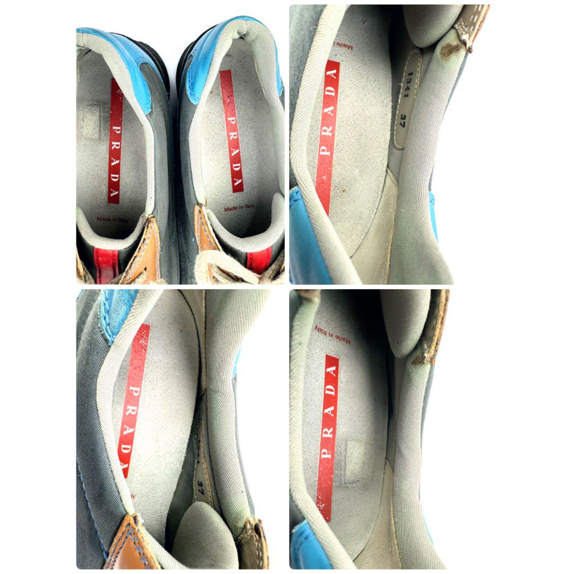 PRADA ナイロンスニーカー　青山限定モデル　21ssモデル 2EG404 楽天市場】PRADA プラダ 2EG253 クラウドバスト ニット