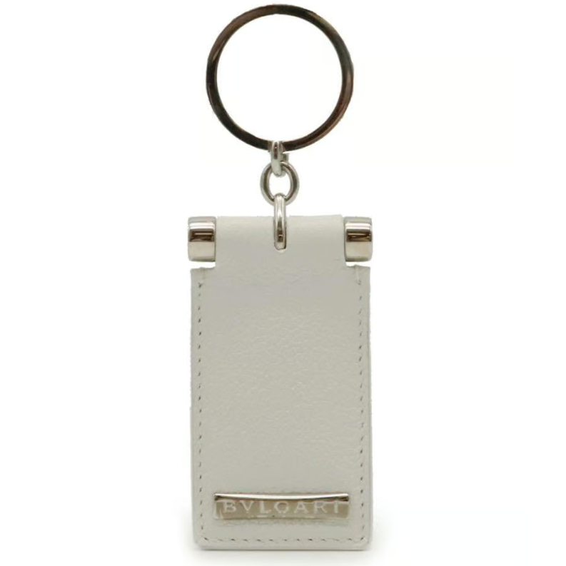 BVLGARI ブルガリ キーホルダー キーリング ホワイト 白 パール BVLGARI ブルガリ キーホルダー キーリング ホワイト 白 パール