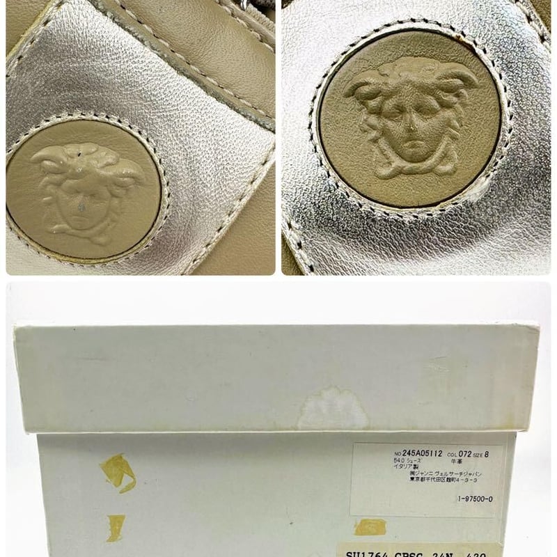 ヴェルサーチ VERSACE メドゥーサ スニーカー メンズ レザー ヴェルサーチ VERSACE メドゥーサ スニーカー メンズ レザー