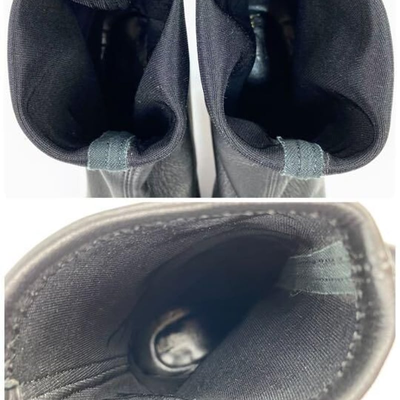 ピッピシック ストレッチレザーブーツ ショート 23cm ヒール7cm  