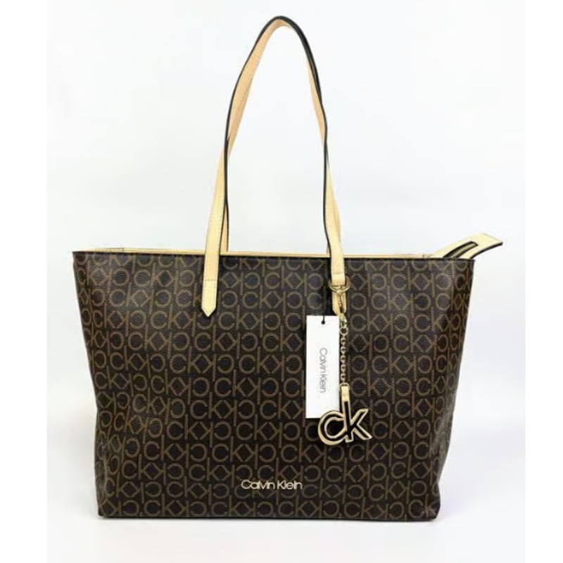 カルバンクライン　メッセンジャーバッグ　本革　レザー　ロゴ　ブラウン　茶色 カルバン・クライン(Calvin Klein) メッセンジャーバッグ | 通販