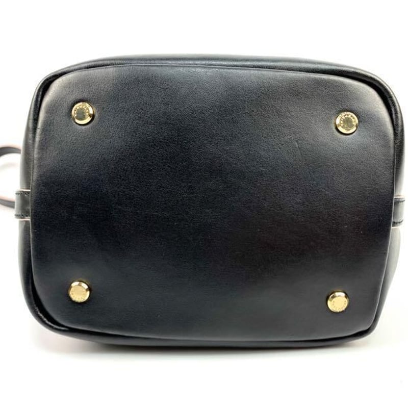 アンテプリマ 2wayレザーバッグ ブラックピンク ミニショルダー