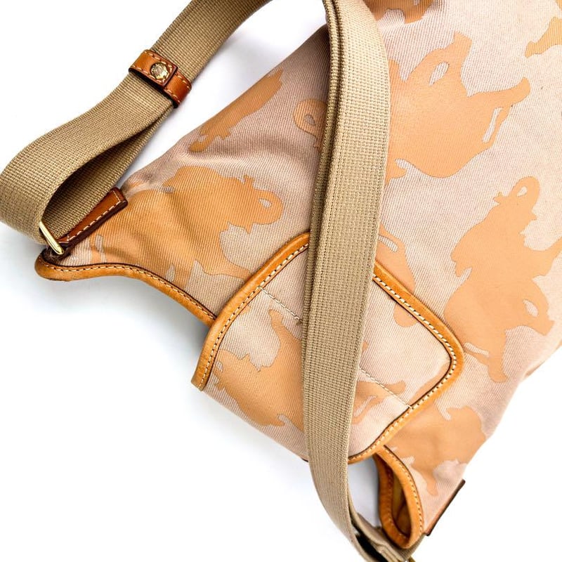 ハンティングワールド ショルダーバッグ マルチカラー レザー 本革 希少