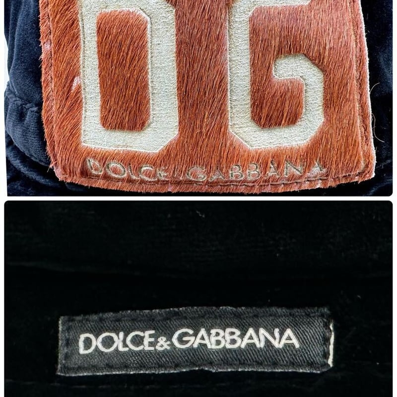 ドルガバ D&G ハット 黒 ブラック 帽子 サイズ59 ハラコ ベロア ドルガバ D&G ハット 黒 ブラック 帽子 サイズ59 ハラコ ベロア