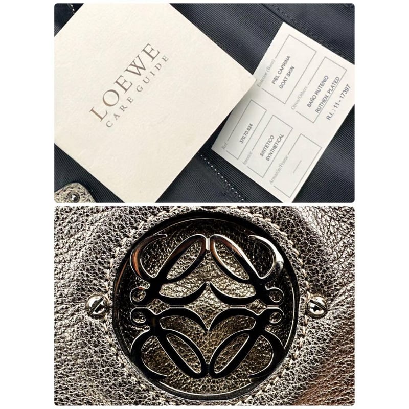 ロエベ LOEWE ナッパアイレ アナグラム ハンドバッグ ゴースト ロエベ LOEWE ナッパアイレ アナグラム ハンドバッグ ゴースト