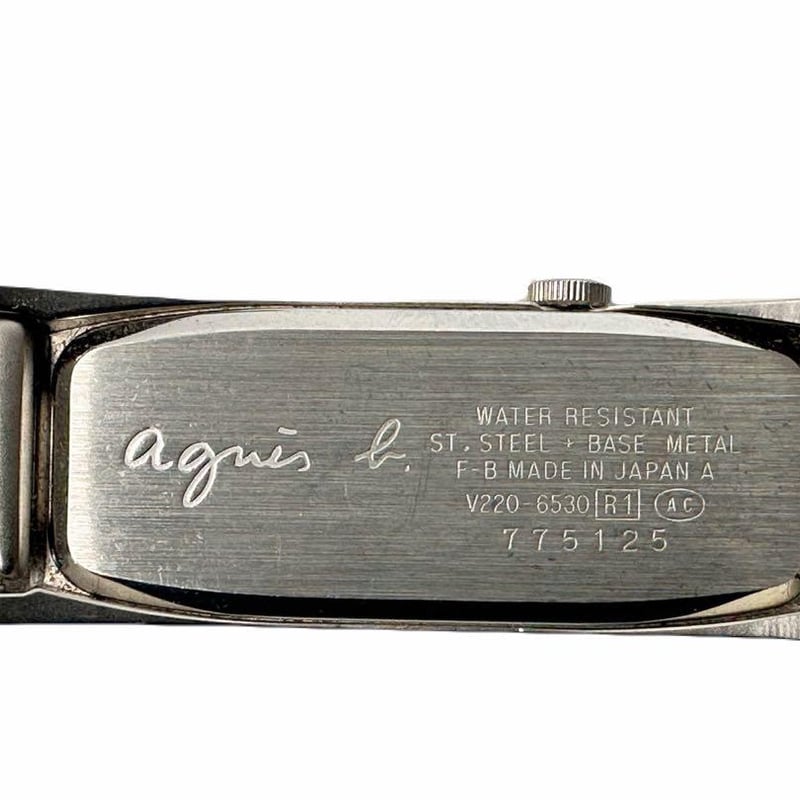 アニエスベー 限定品 腕時計 チェーン ブレスレット agnes b. - agnes b アニエスベー ブレスレットウォッチ チェーン の