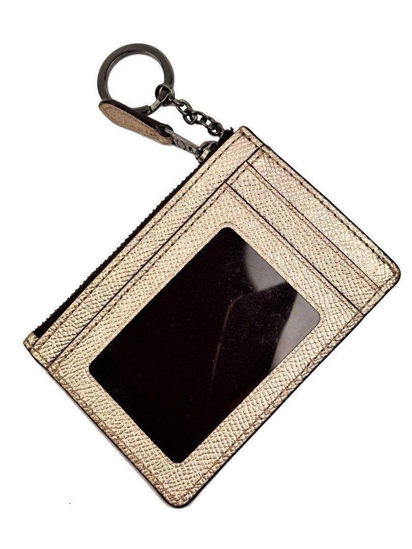 コーチ 小銭入れ 定期入れ カードケース 87077 パスケース ピンク