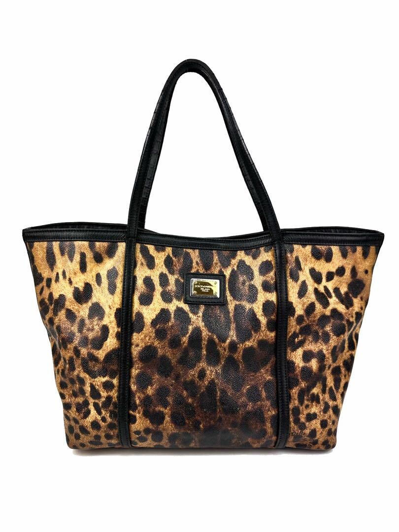 DOLCE&GABBANA レオパード トートバッグ original