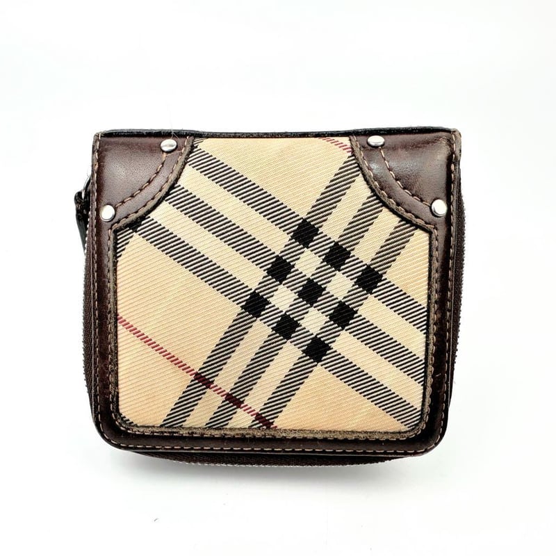 バーバリーブルーレーベル BURBERRY BLUE LABE 二つ折り財布 バーバリーブルーレーベル BURBERRY BLUE LABE 二つ折り財布