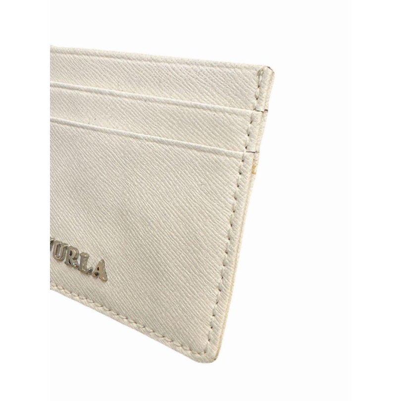FURLA ホワイトレザー名刺入れ新品未使用 フルラ FURLA 薄型カードケース 名刺入れ ホワイトレザー 薄型