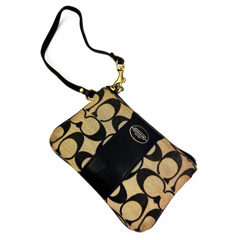 COACH コーチ ポーチ 小物入れ ボックス プリント シグネチャー COACH コーチ ポーチ 小物入れ ボックス プリント シグネチャー