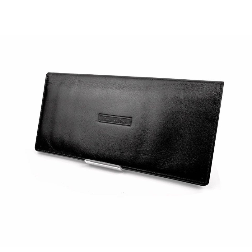 値下げ不可 クリスチャンDior 折財布　レザー Christian Dior - ○新品/正規品○ DIOR x KAWS カーフスキン BEE 折