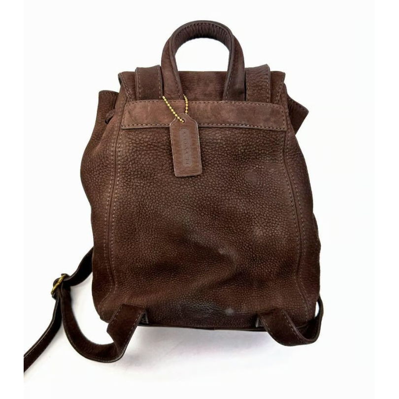 コーチ ヌバックレザー COACH バックパック リュック ブラウン コーチ ヌバックレザー COACH バックパック リュック ブラウン