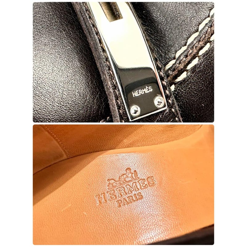 エルメス HERMES ケリーパンプス スクエアトゥ 36.5(23.5cm相当 