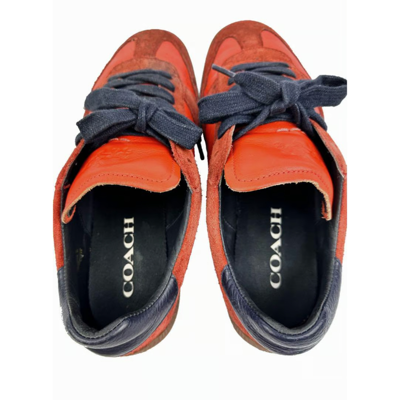 COACH コーチ ローカットスニーカー 25.5cm オレンジ ORN COACH コーチ ローカットスニーカー 25.5cm オレンジ ORN