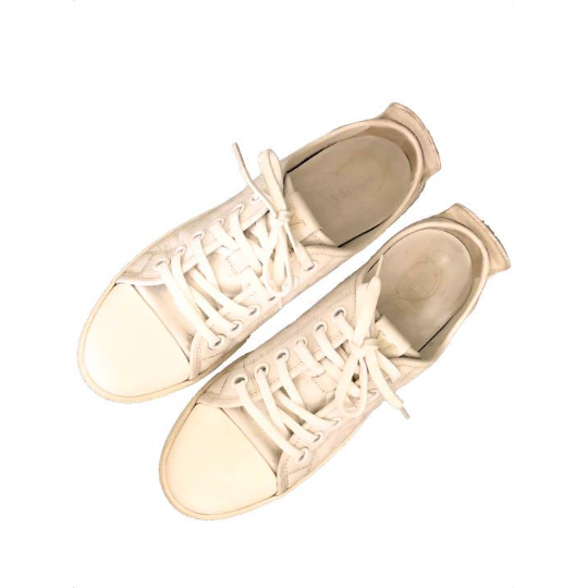 美品๑ルイヴィトン*モノグラム✧スニーカー๑レザー*白✧23.5๑ 美品๑ルイヴィトン*モノグラム✧スニーカー๑レザー*白✧23.5๑