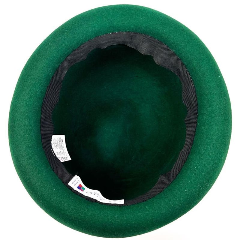 ジバンシー グリーンボーラーハット ラビット100% うさぎ アセテート