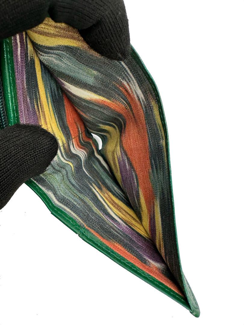 ケンゾー 二つ折り財布 型押しレザー ウォレット レディース