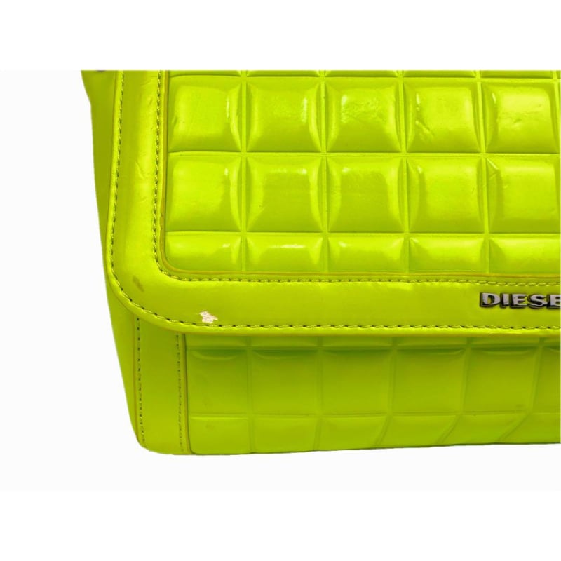 DIESEL ディーゼル 2way トートバッグ ショルダー キルティングレザー