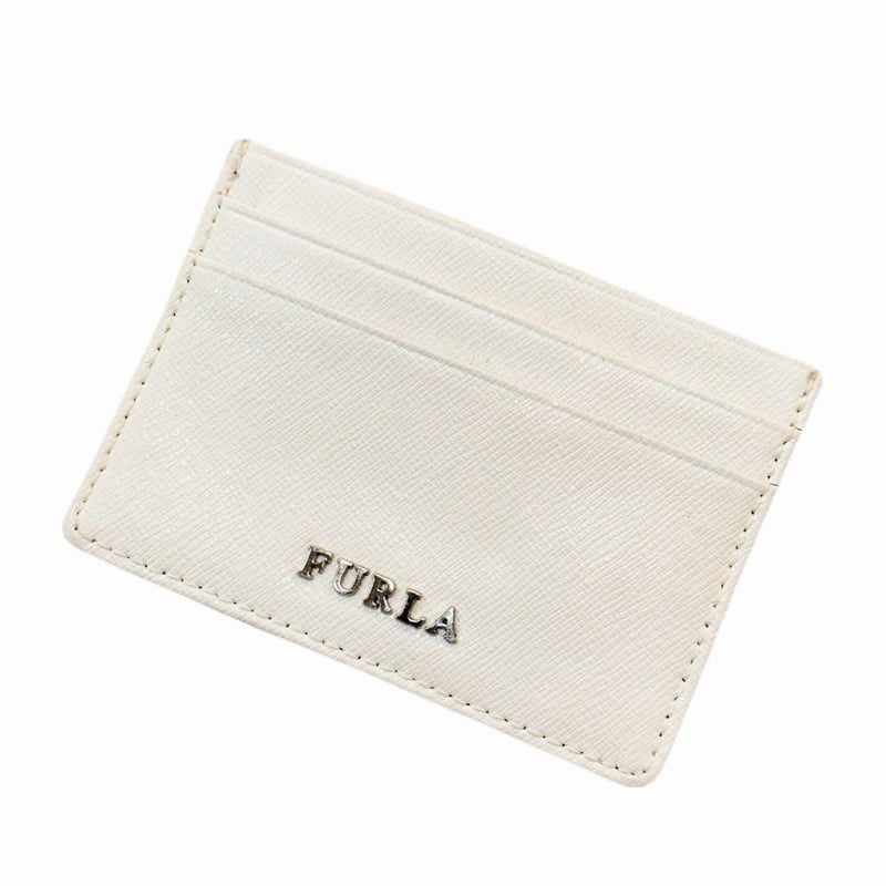 フルラ FURLA 薄型カードケース 名刺入れ ホワイトレザー 薄型 フルラ FURLA 薄型カードケース 名刺入れ ホワイトレザー 薄型