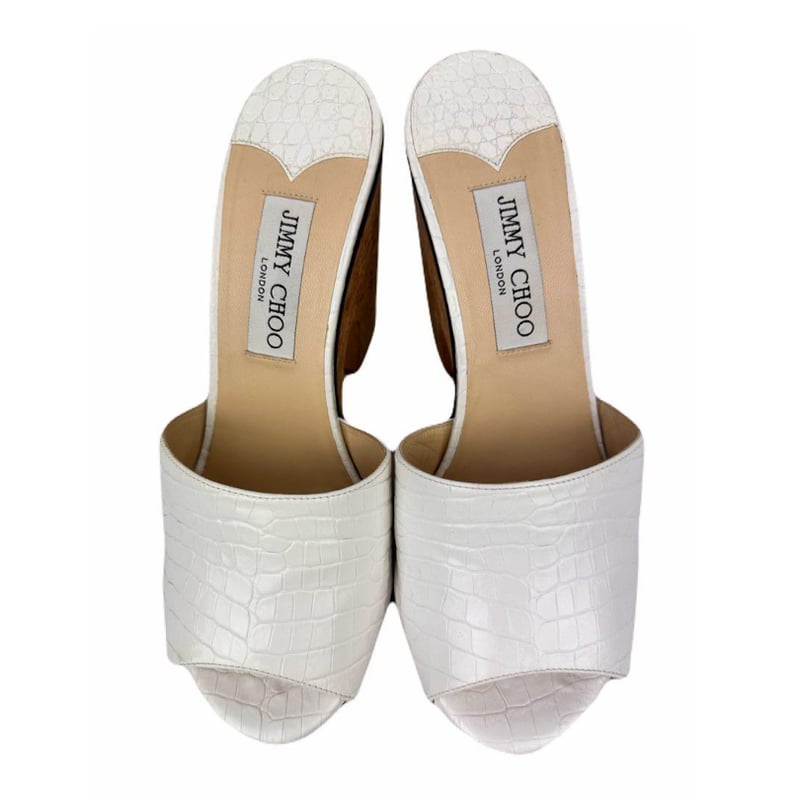 【JIMMY CHOO】ミュール&サボサンダル JIMMY CHOO ジミーチュウ DEEDEE 125 プラットフォームサンダル