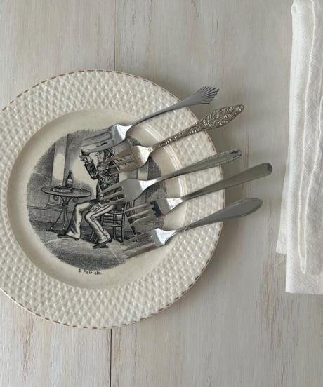 1970's Europe vintage cake fork Ⅰ〜Ⅴ ヴィンテージ ケーキフォーク
