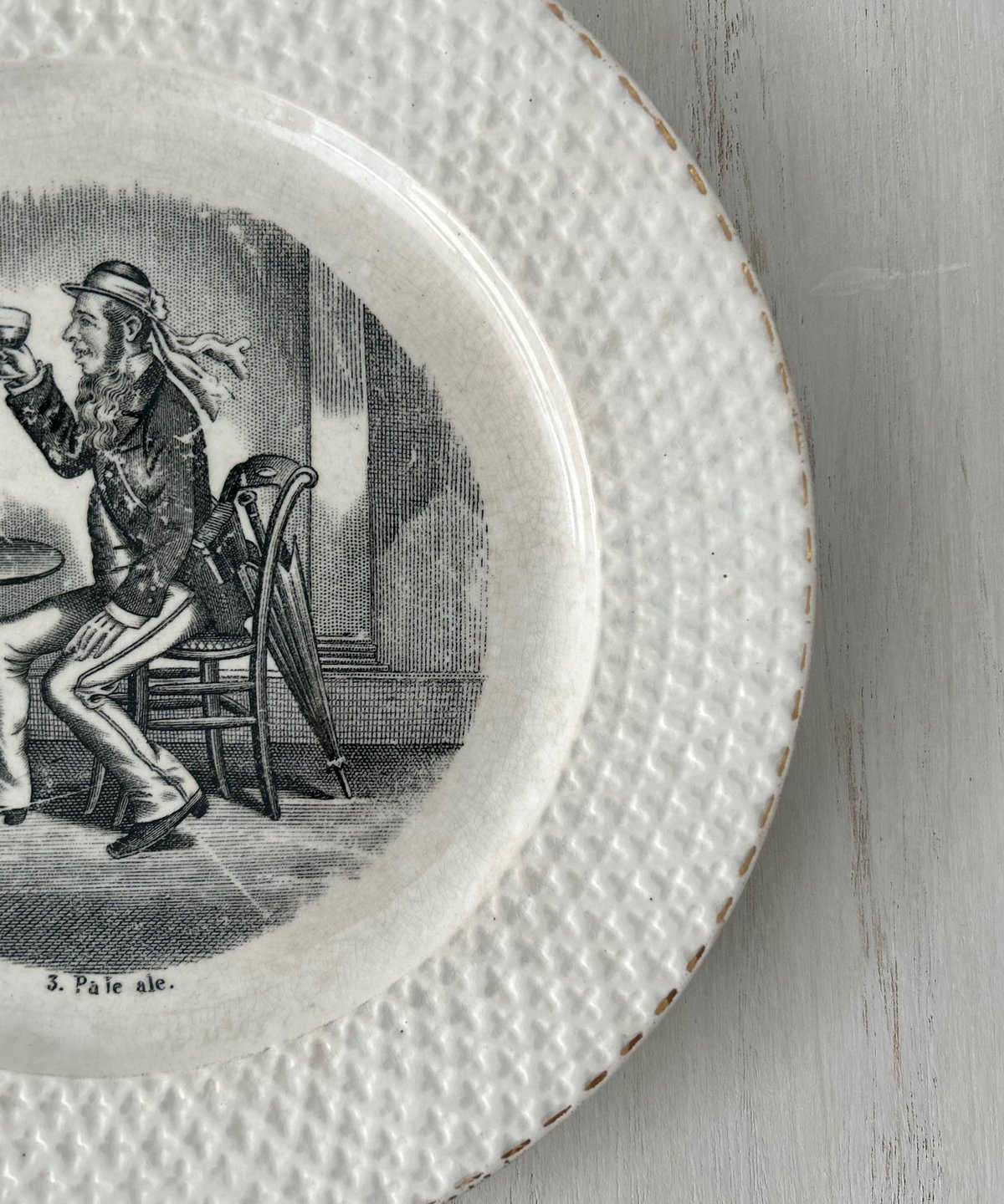antique Maestricht Societe Ceramique アンティーク プレ