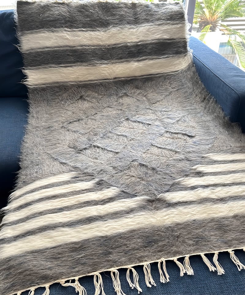 未使用 Vintage NEW Turkish Battaniye トルコ製 手織りバッタ