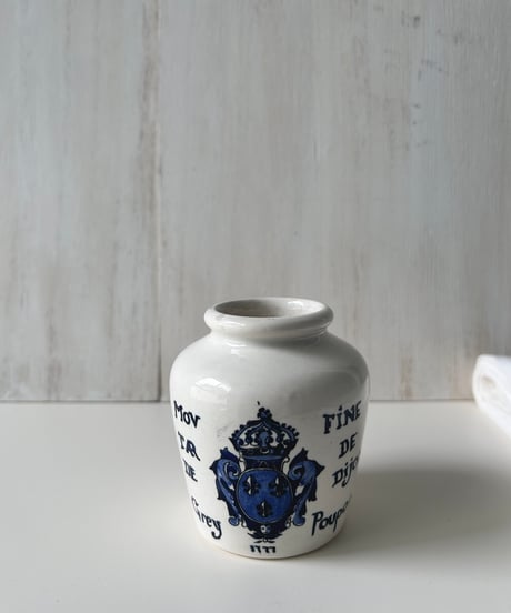 French vintage sarreguemines mustard pot サルグミンヌ マスタードポット