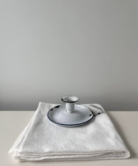 French vintage enamel candle holder ホーロー キャンドルホルダー