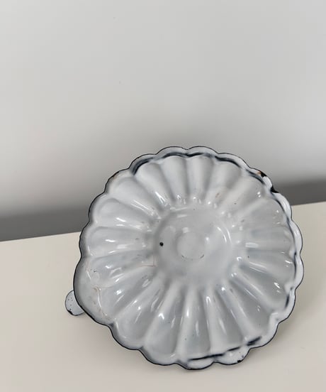 Europe vintage enamel candle holder  ホーロー キャンドルホルダー