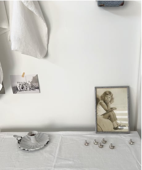Europe vintage enamel candle holder  ホーロー キャンドルホルダー