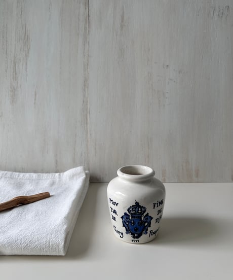 French vintage sarreguemines mustard pot サルグミンヌ マスタードポット