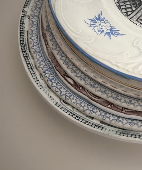 antique Clairefontaine  plate Ⅰ クレールフォンテーヌ アンティークプレート 誓い
