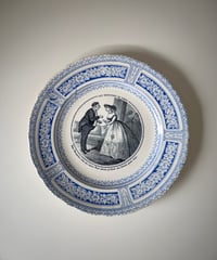 antique Clairefontaine  plate Ⅰ クレールフォンテーヌ アンティークプレート 誓い