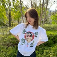 濱本祐介オリジナルTシャツ（盆栽と侍）