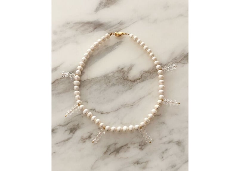 Timeless Pearly】パール×クリアビーズモチーフネックレス | Les Chemins