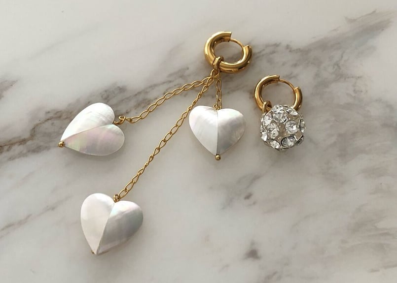 TimelessPearlyタイムレスパーティーブロックパールマラカイトピアス TimelessPearlyタイムレスパーティーブロックパールマラカイトピアス