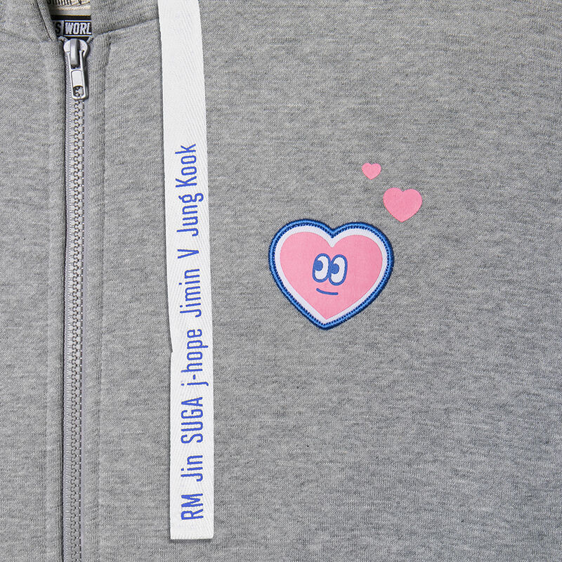 BTSワールド 「公式」ジップアップパーカー | JMStore