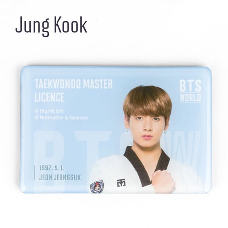 BTSワールド 「公式」 ID マグネット