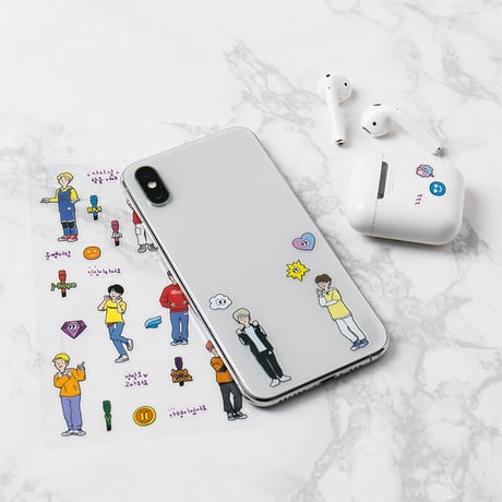 BTSワールド 「公式」 ステッカー
