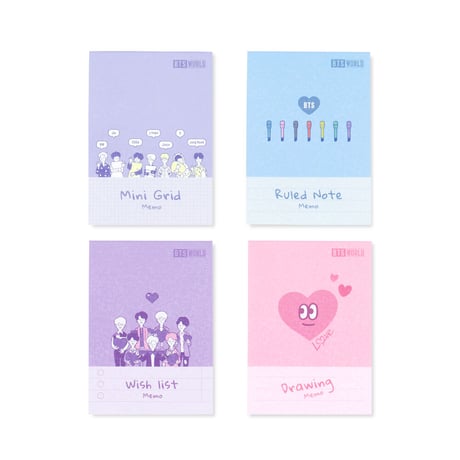 BTSワールド 「公式」メモパッド