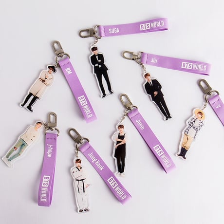 BTSワールド 「公式」 ストラップキーリング