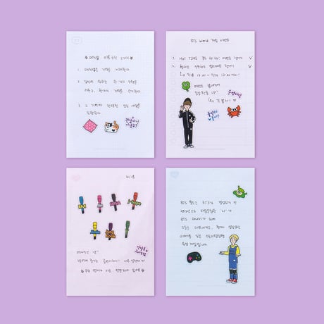 BTSワールド 「公式」メモパッド