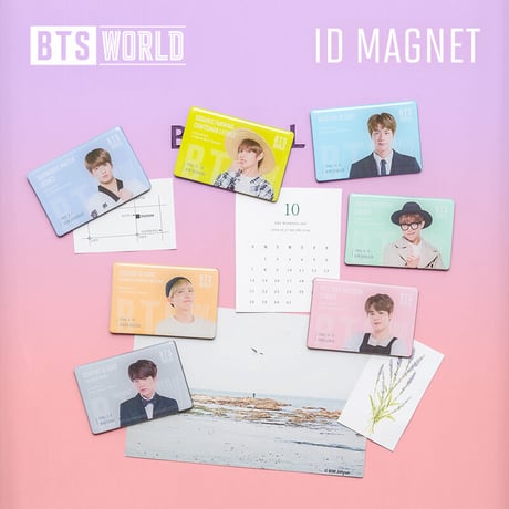 BTSワールド 「公式」 ID マグネット